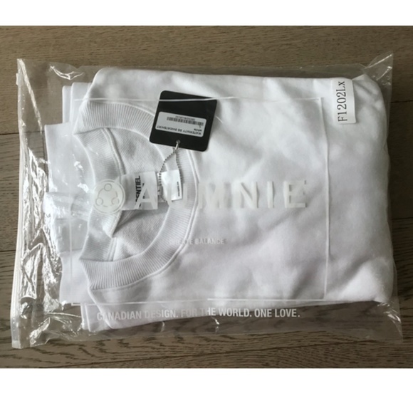 Aumnie 🇨🇦 MATERNITY Hatch Side Split Sweatshirt White - L - Picture 7 of 8